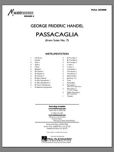 Passacaglia (from Suite No. 7) (COMPLETE)
