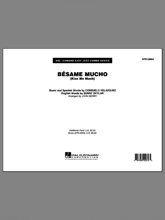 Besame Mucho (Kiss Me Much) (COMPLETE)
