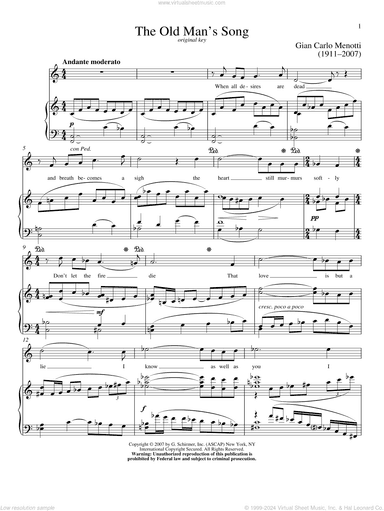 The Old Man's Song