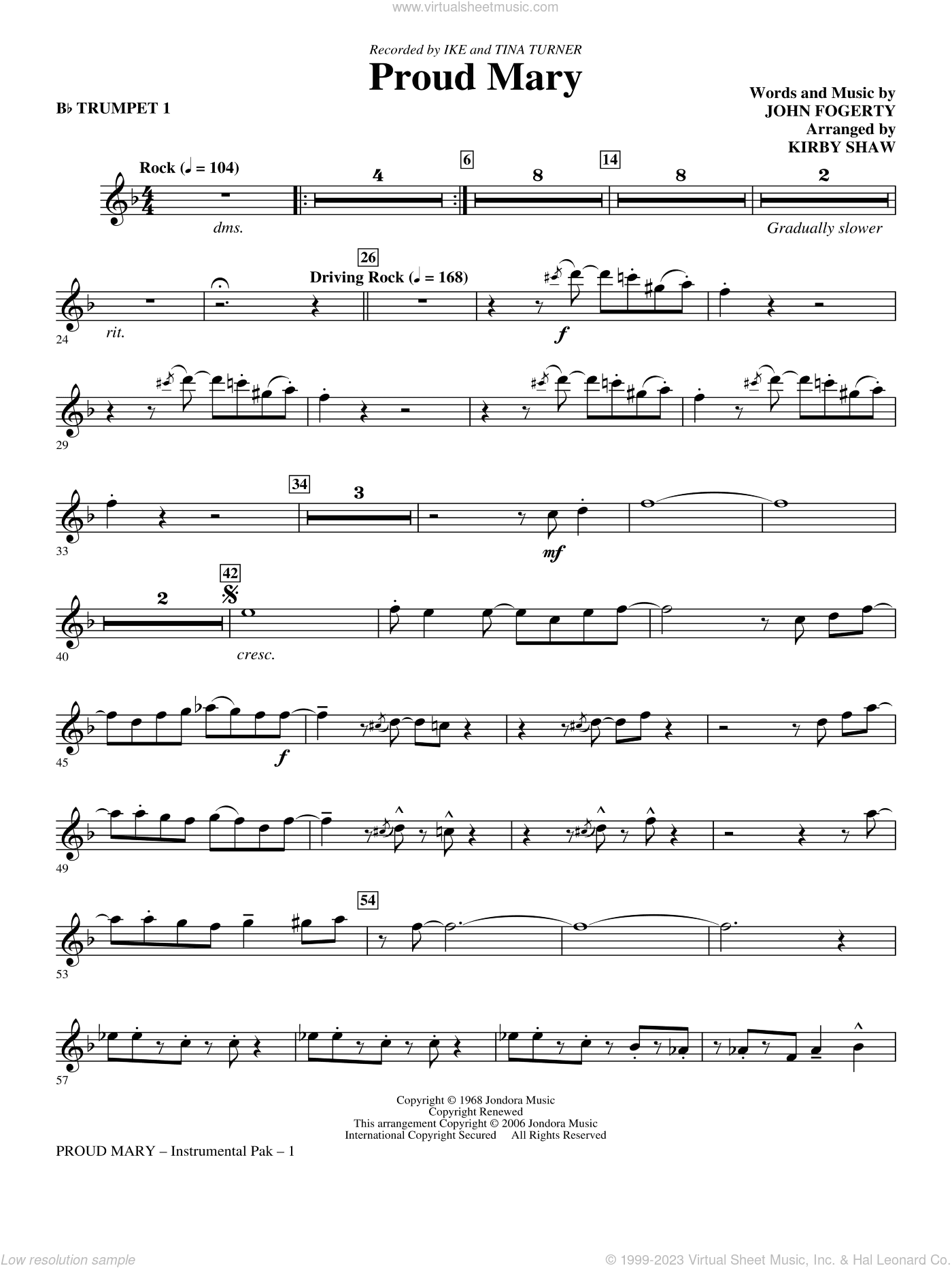 Proud Mary (arr. Kirby Shaw)