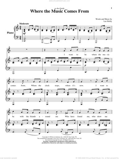 Where The Music Comes From