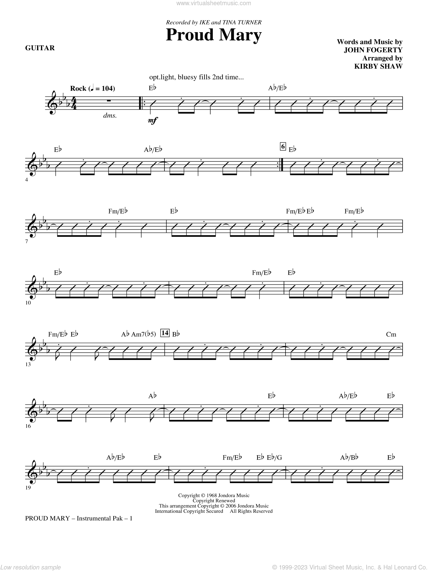 Proud Mary (arr. Kirby Shaw)