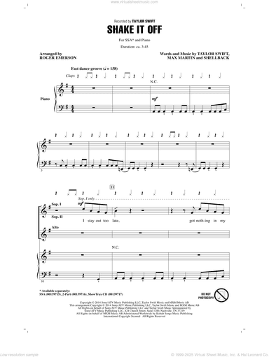 Shake It Off (arr. Roger Emerson)