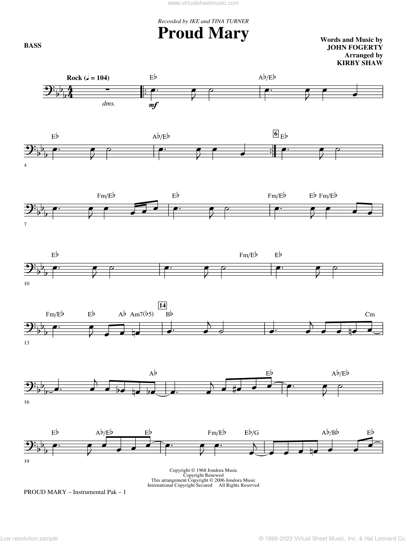 Proud Mary (arr. Kirby Shaw)