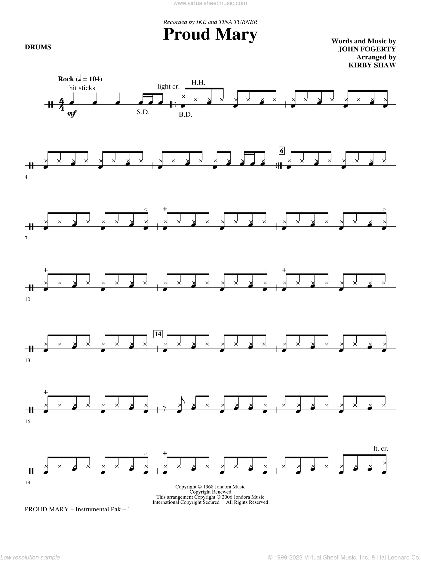 Proud Mary (arr. Kirby Shaw)