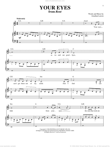 Your Eyes (from Rent)