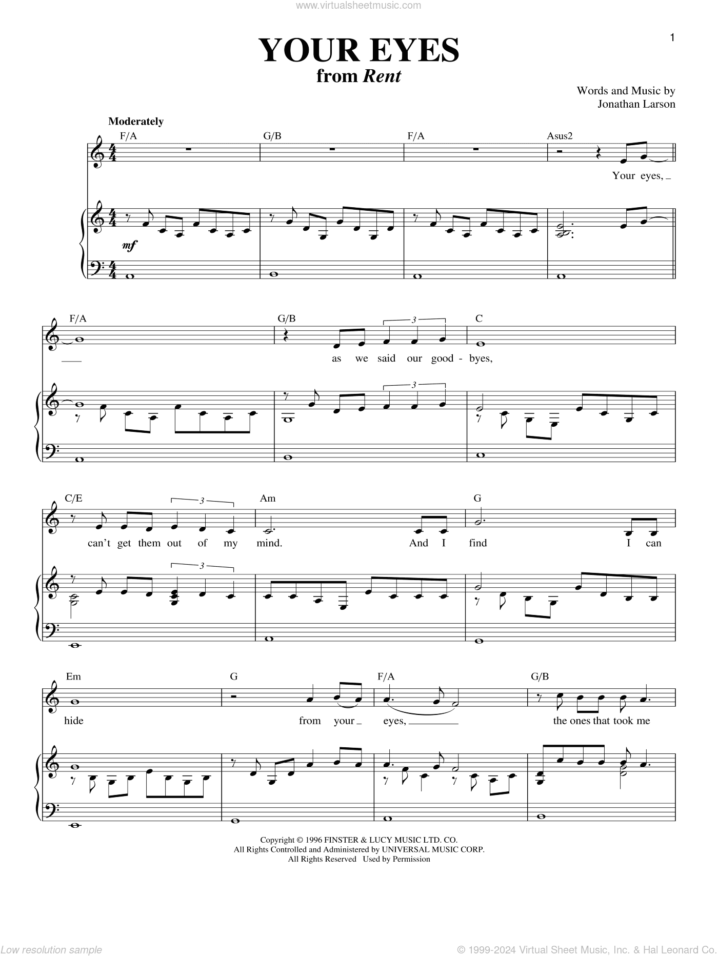 Your Eyes (from Rent)