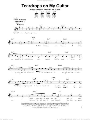 Teardrops On My Guitar