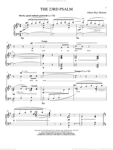 The 23rd Psalm
