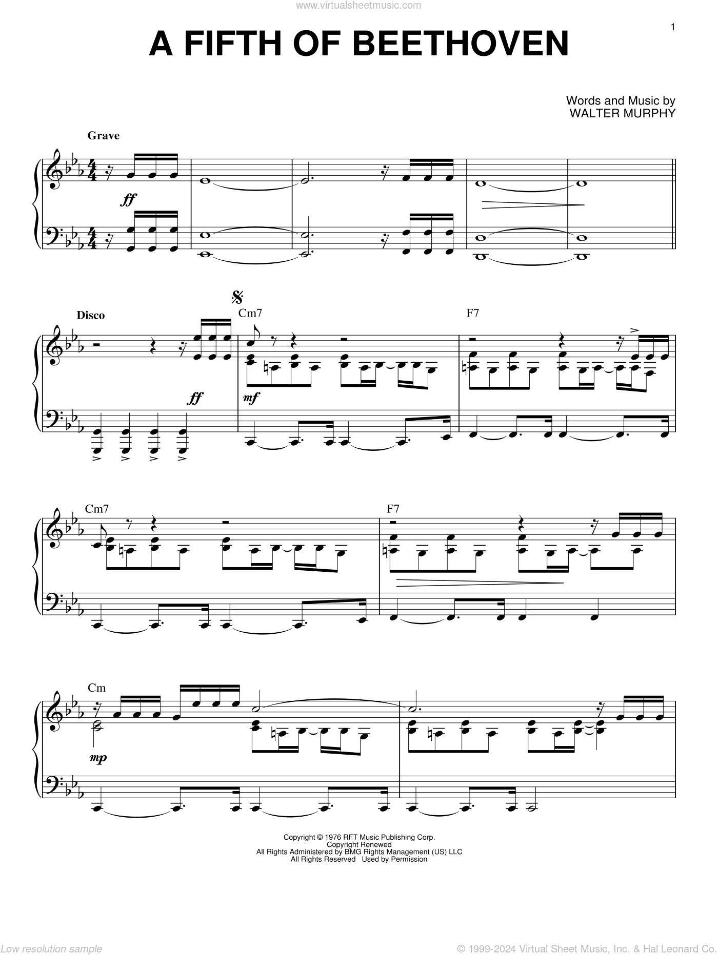 A Fifth Of Beethoven