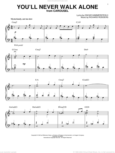 You'll Never Walk Alone [Jazz version] (arr. Brent Edstrom)