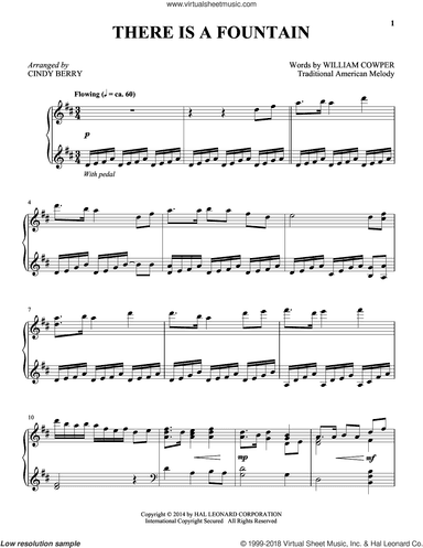 There Is A Fountain (arr. Brad Nix)