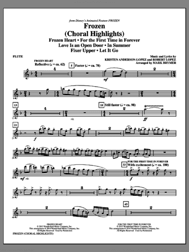 Frozen (Choral Highlights) (arr. Mark Brymer)