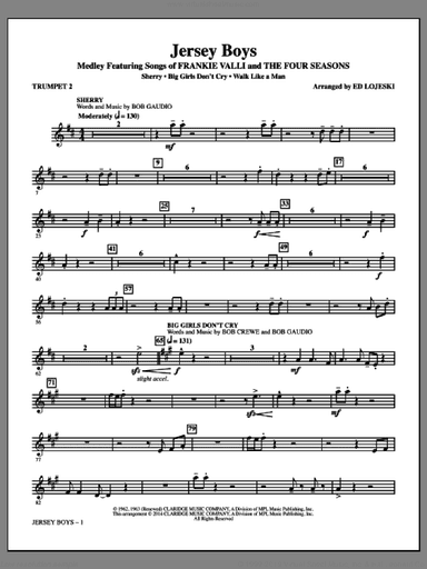 Jersey Boys (Medley), featuring songs of frankie valli and the four seasons