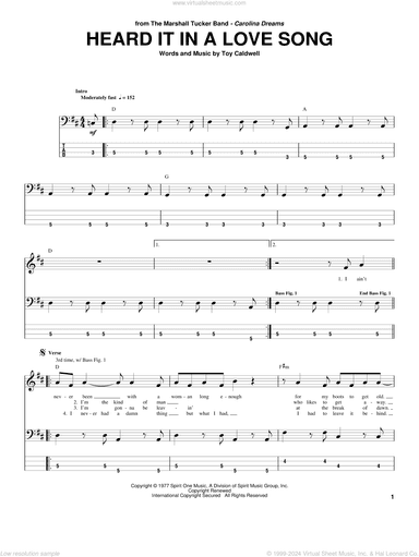 Heard It In A Love Song