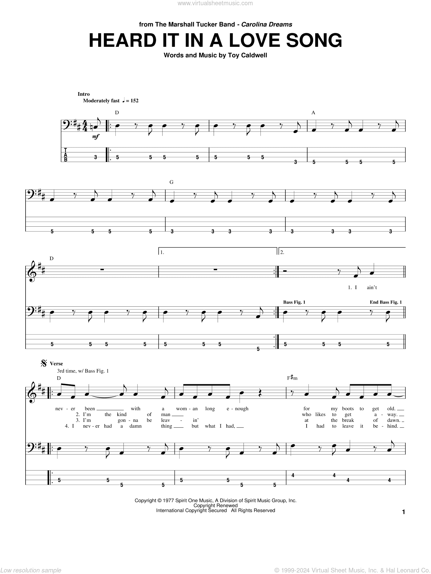 Heard It In A Love Song