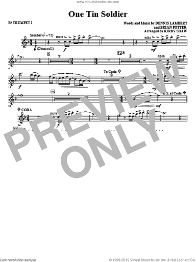 One Tin Soldier (complete set of parts)