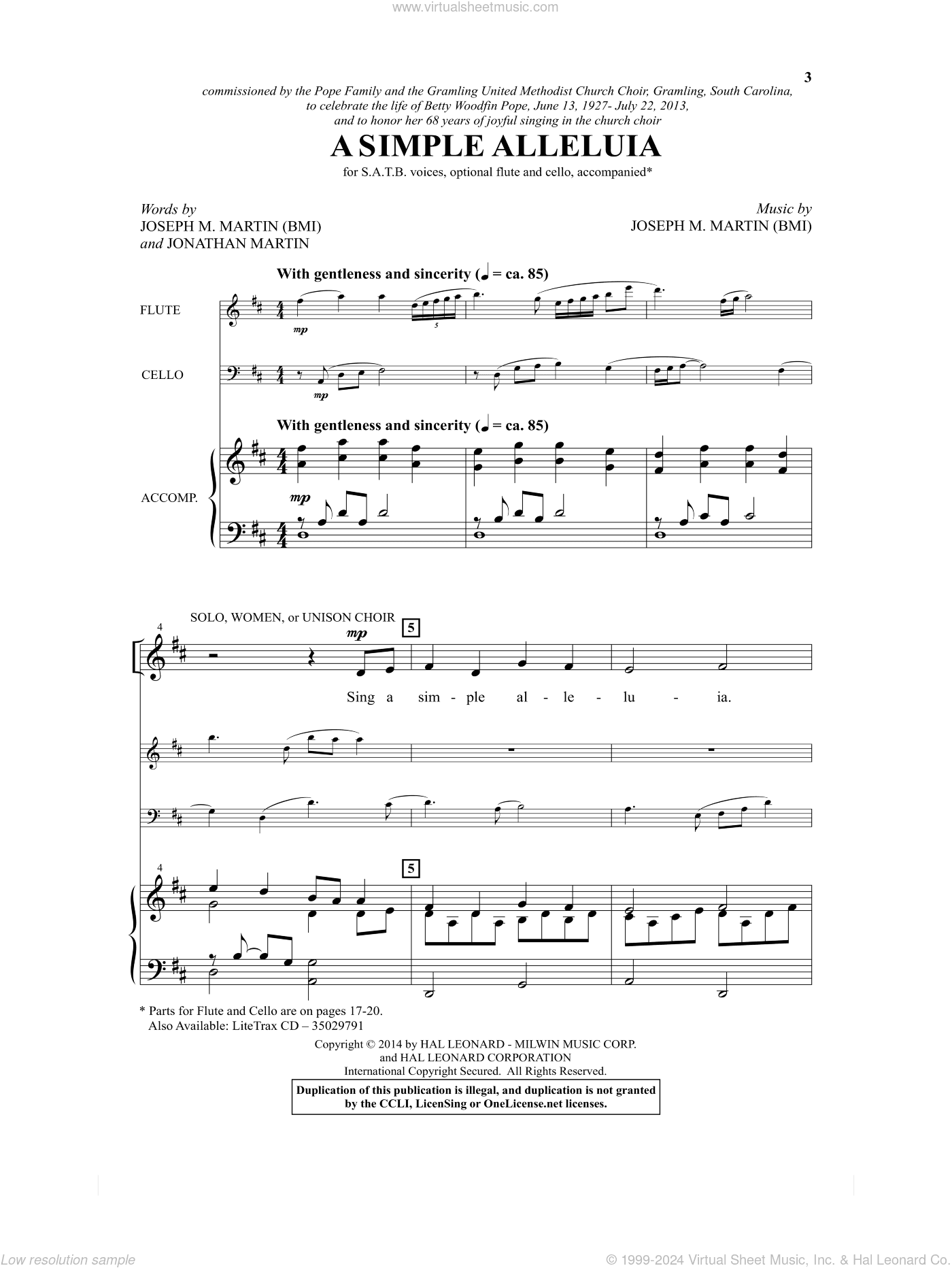 A Simple Alleluia