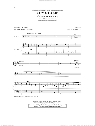 Come To Me (A Communion Song)