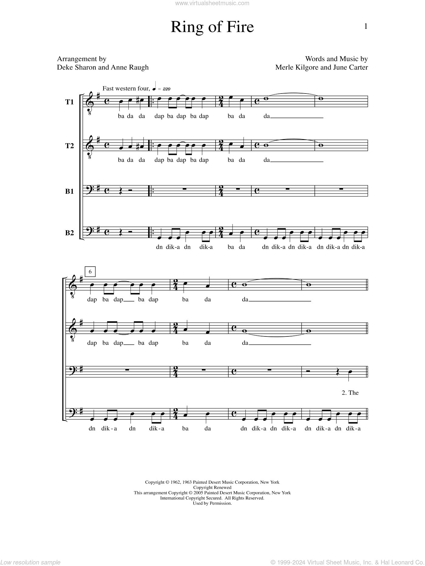 Ring of Fire (arr. Deke Sharon)