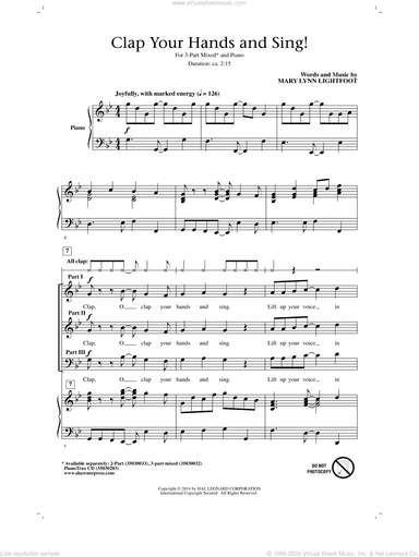 Clap Your Hands And Sing!