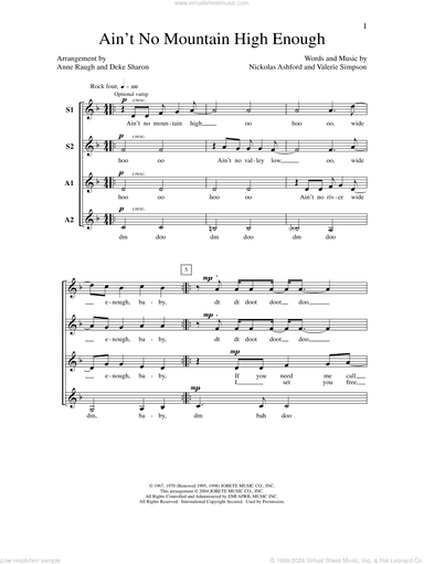 Ain't No Mountain High Enough (arr. Deke Sharon)