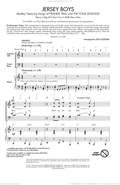 Jersey Boys Medley