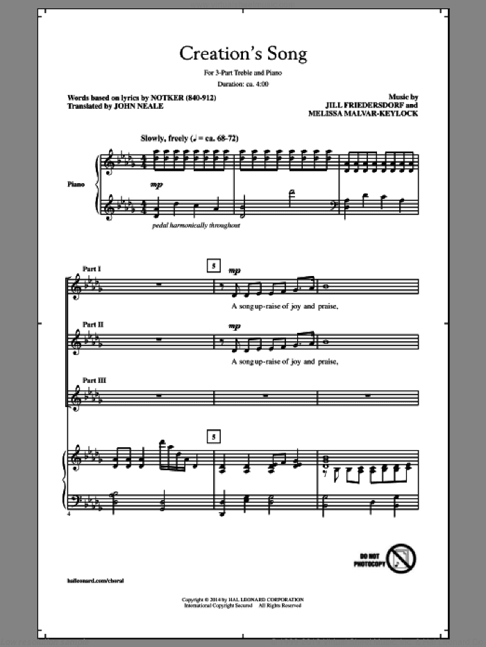 Creation's Song