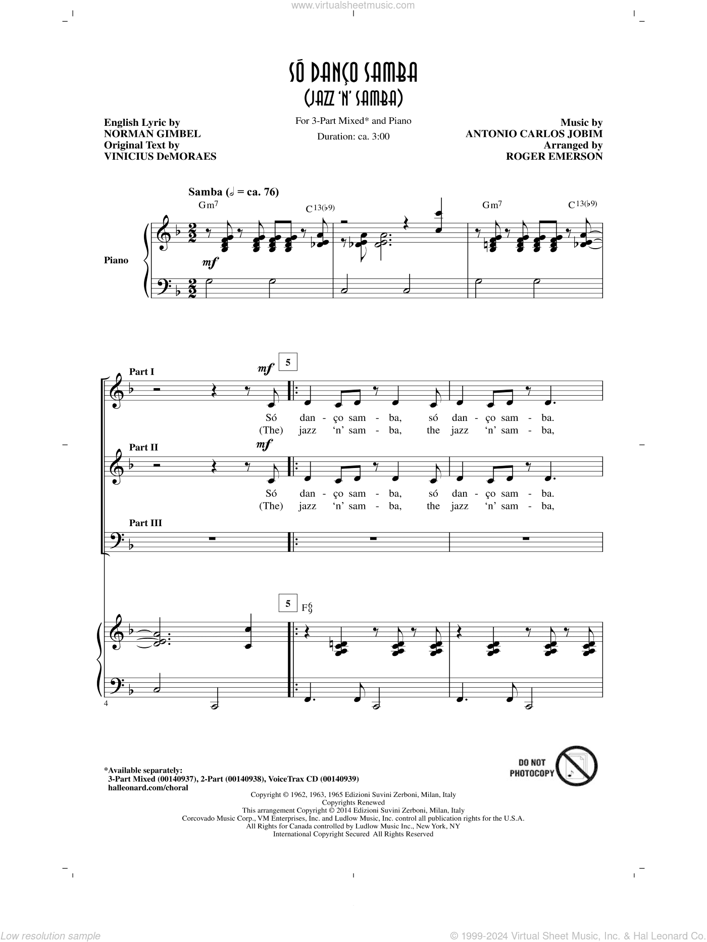 So Danco Samba (Jazz 'N' Samba)