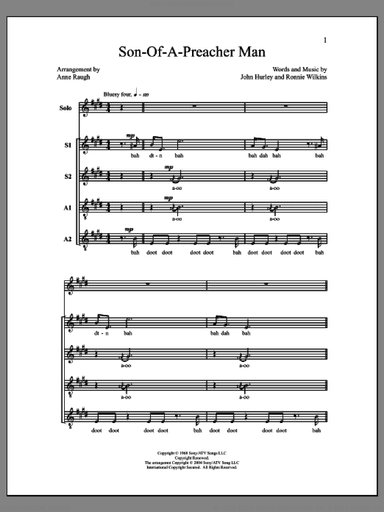 Son-Of-A-Preacher Man (arr. Anne Raugh)