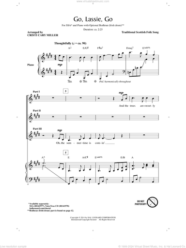Go, Lassie, Go (arr. Cristi Cary Miller)