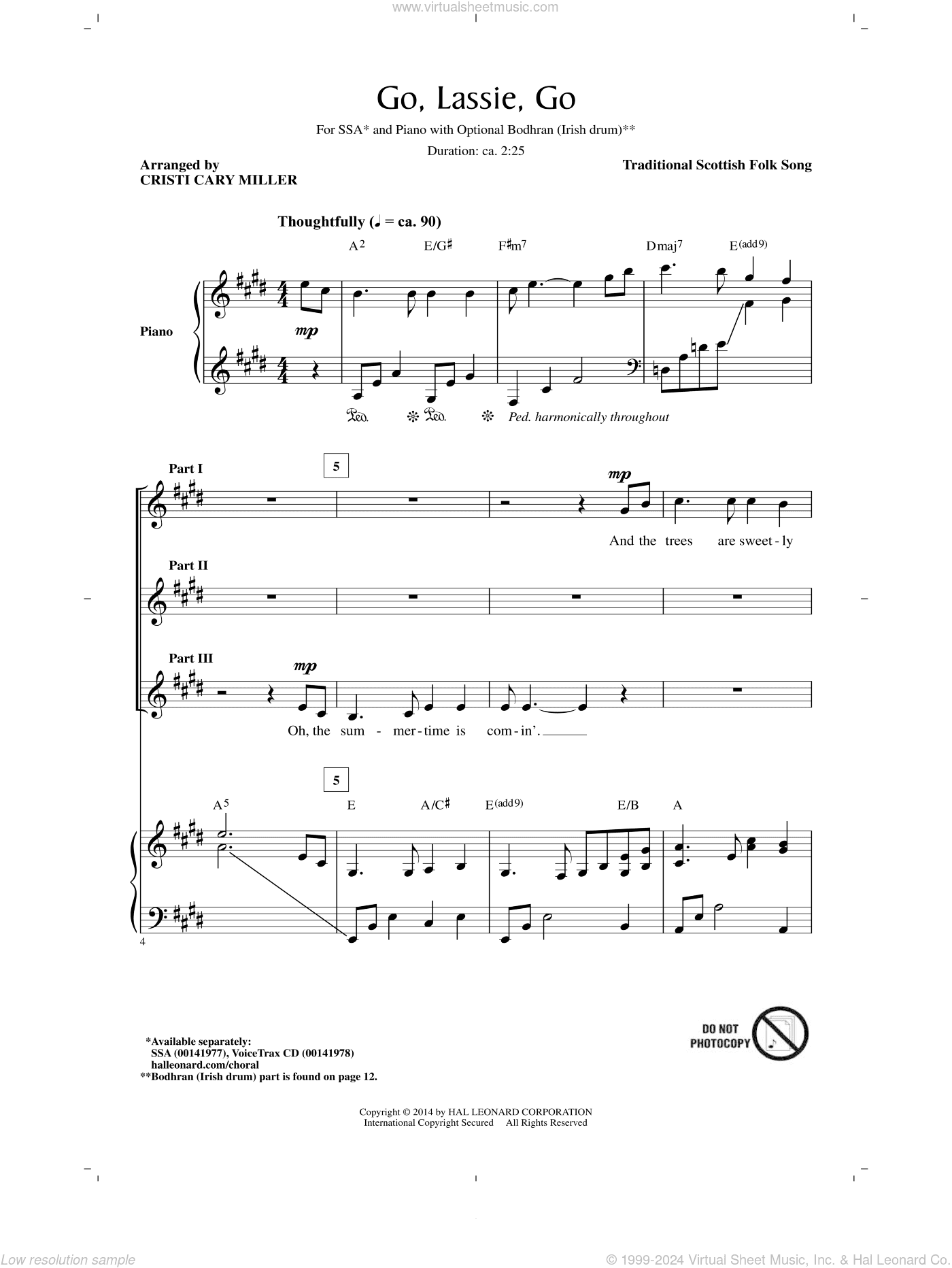 Go, Lassie, Go (arr. Cristi Cary Miller)