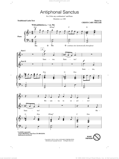 Antiphonal Sanctus