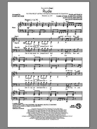 Rude (arr. Mark Brymer)