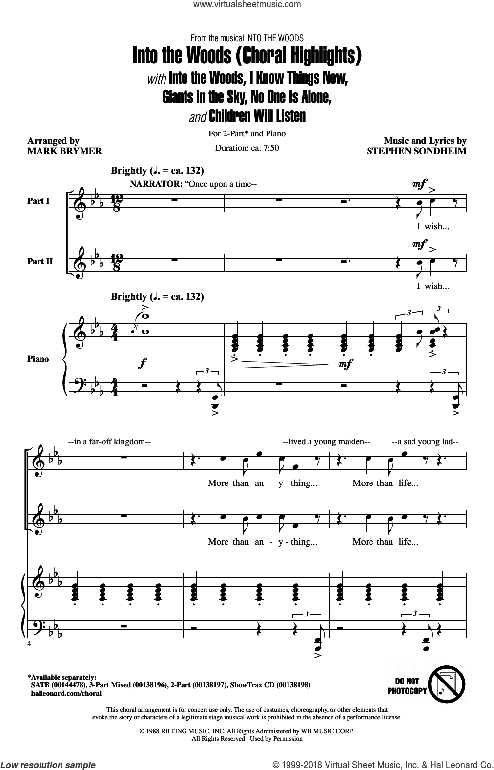 Into The Woods (Choral Highlights)