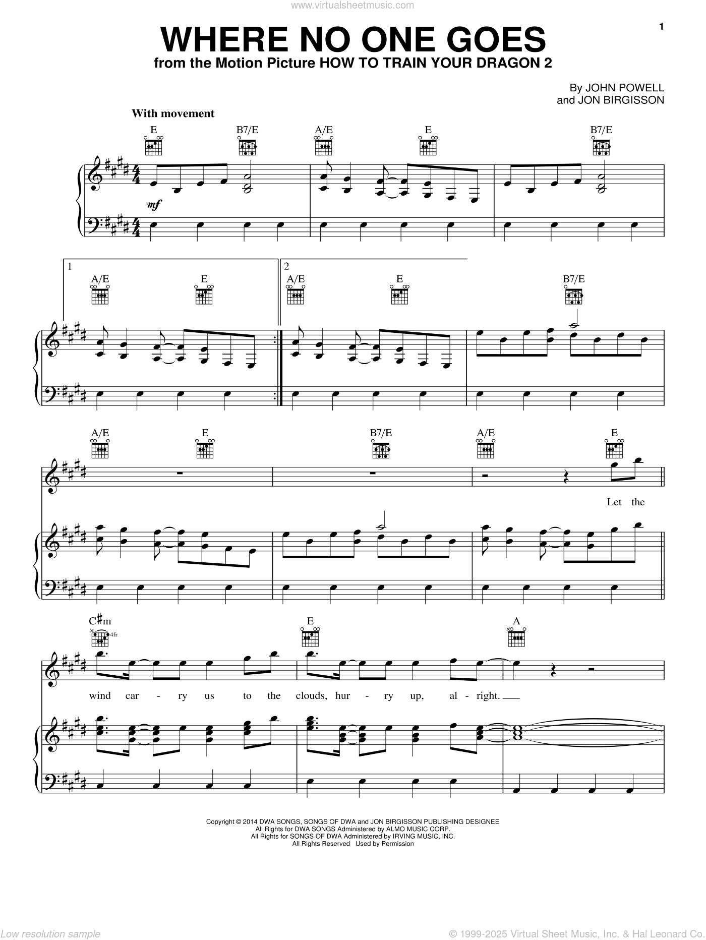 Where No One Goes (from How to Train Your Dragon 2)