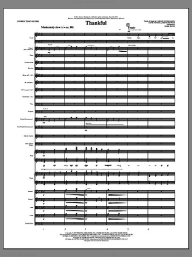 Thankful (arr. Mark Hayes) (COMPLETE)