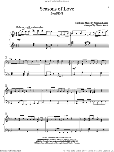 Seasons Of Love (from Rent)