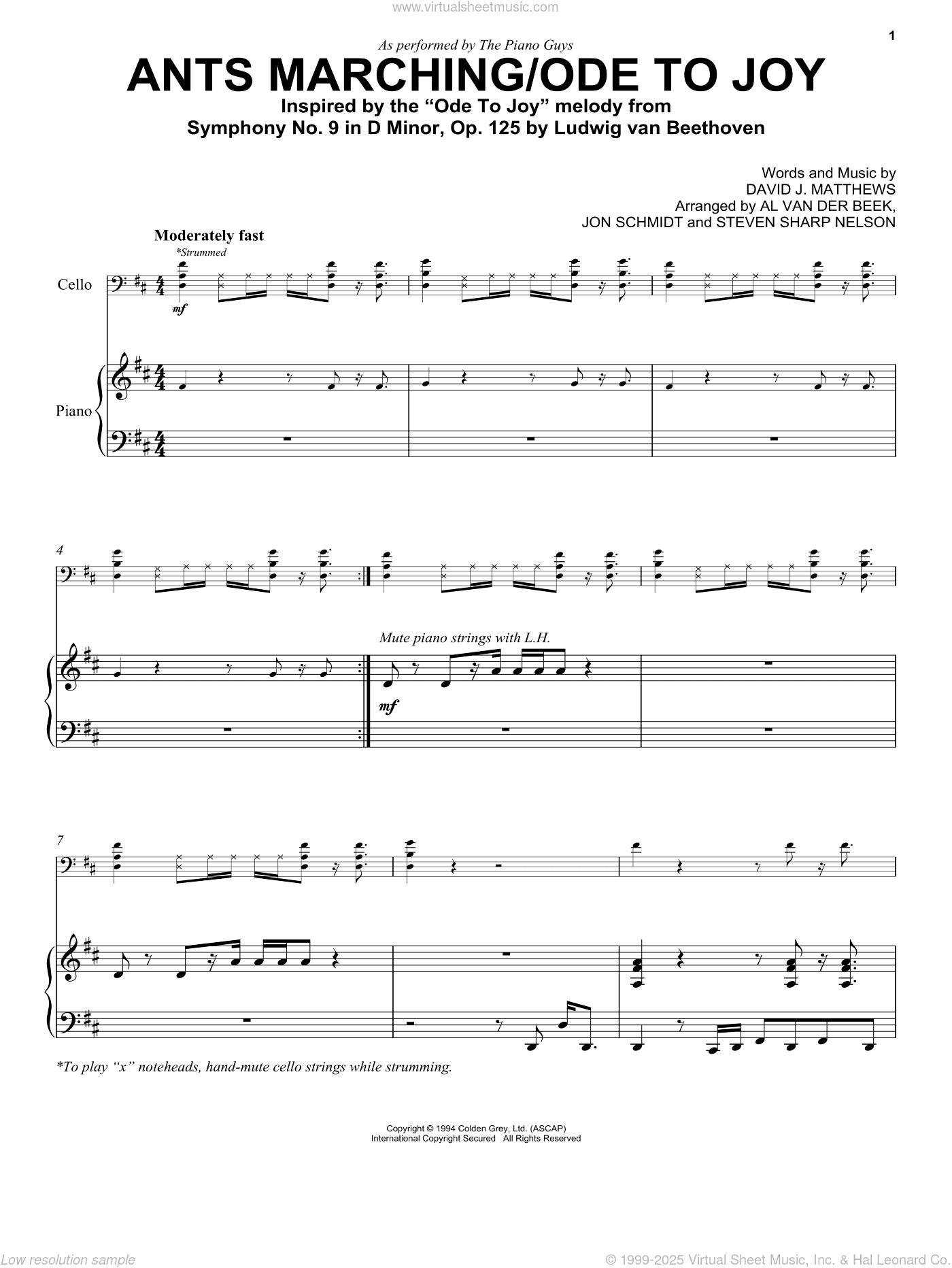 Ants Marching/Ode To Joy