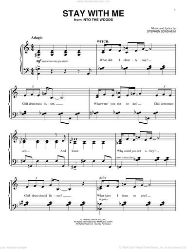 Stay With Me (from Into The Woods)