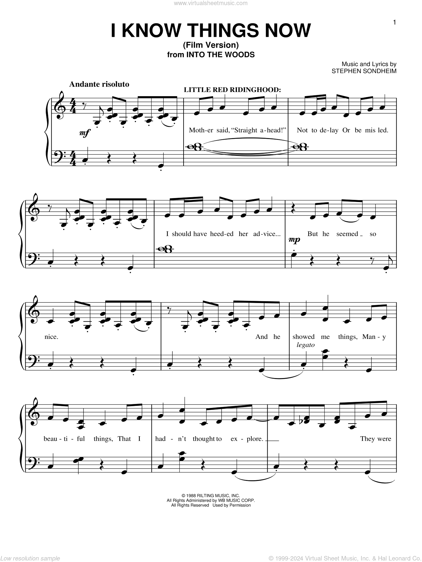I Know Things Now (Film Version) (from Into The Woods)