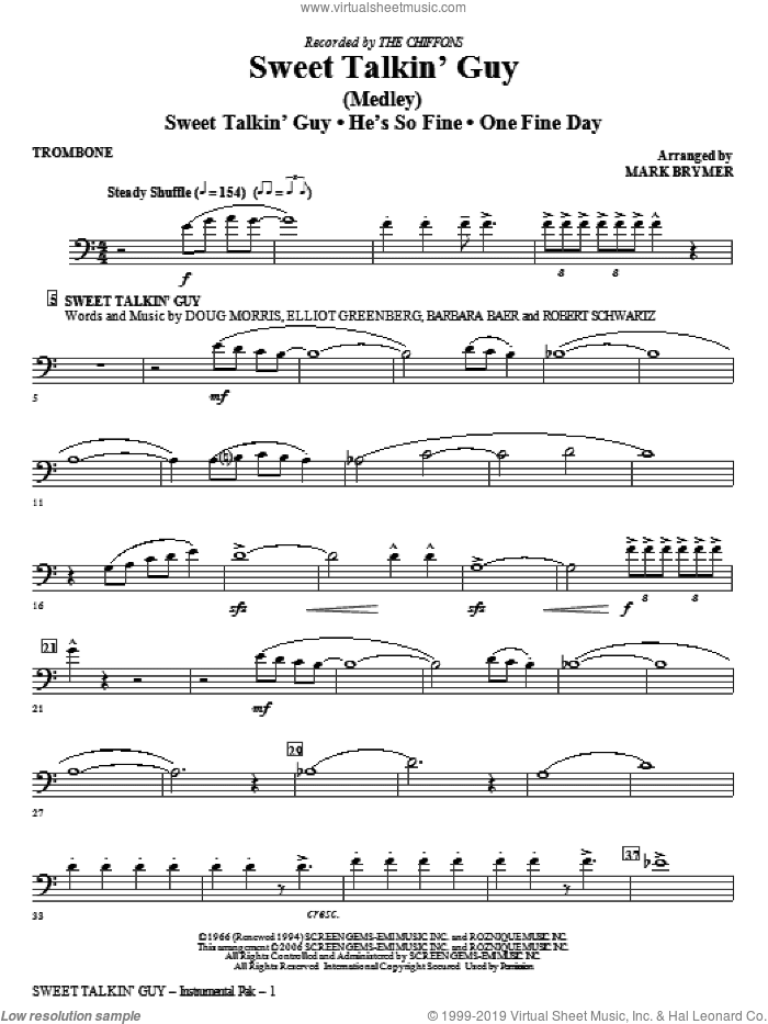 Sweet Talkin' Guy, music of the chiffons (medley)