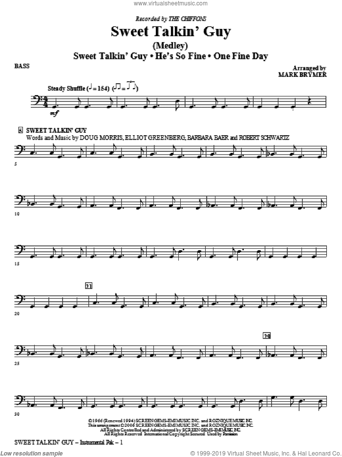 Sweet Talkin' Guy, music of the chiffons (medley)