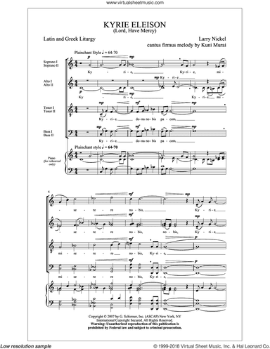 Kyrie Eleison (Lord, Have Mercy)