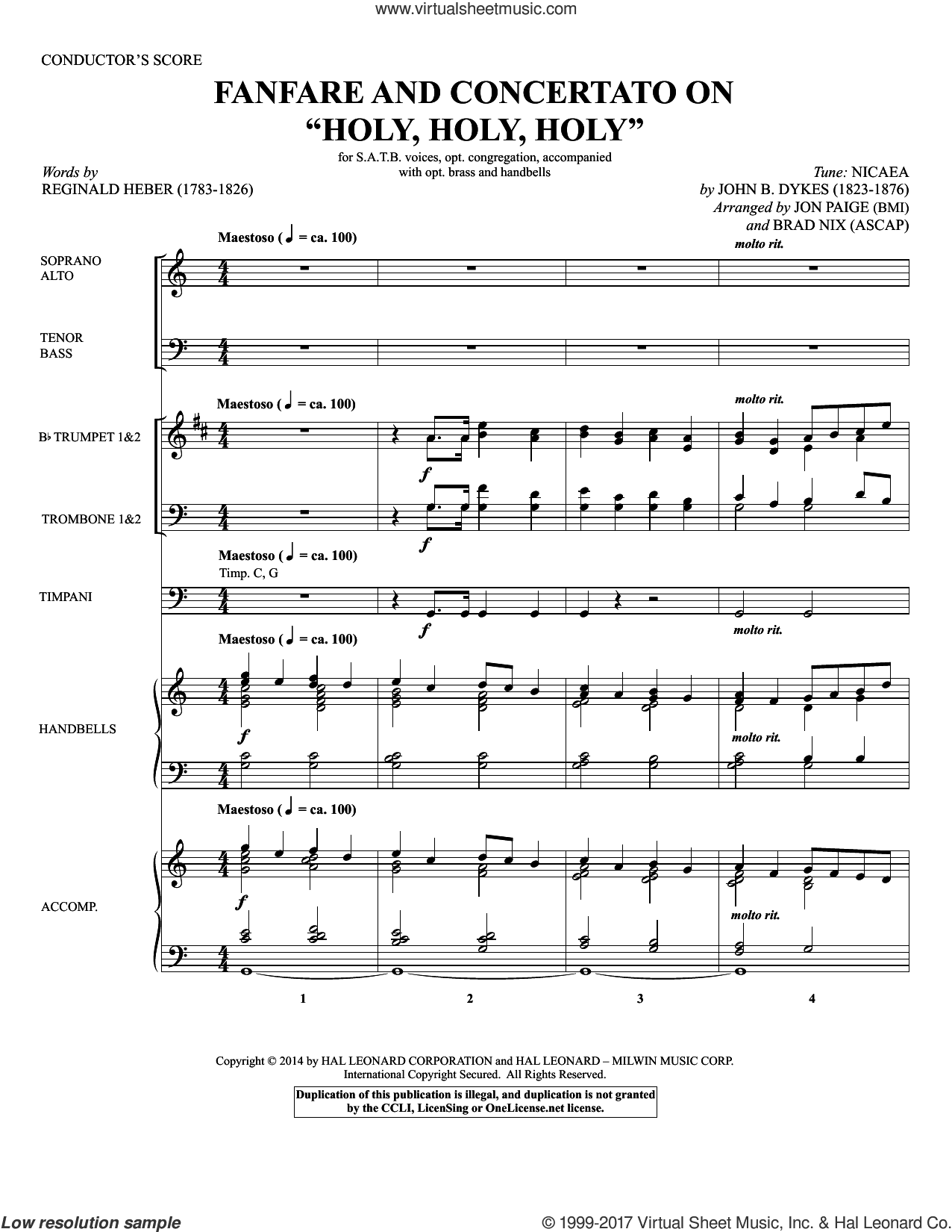 Fanfare and Concertato on "Holy, Holy, Holy"