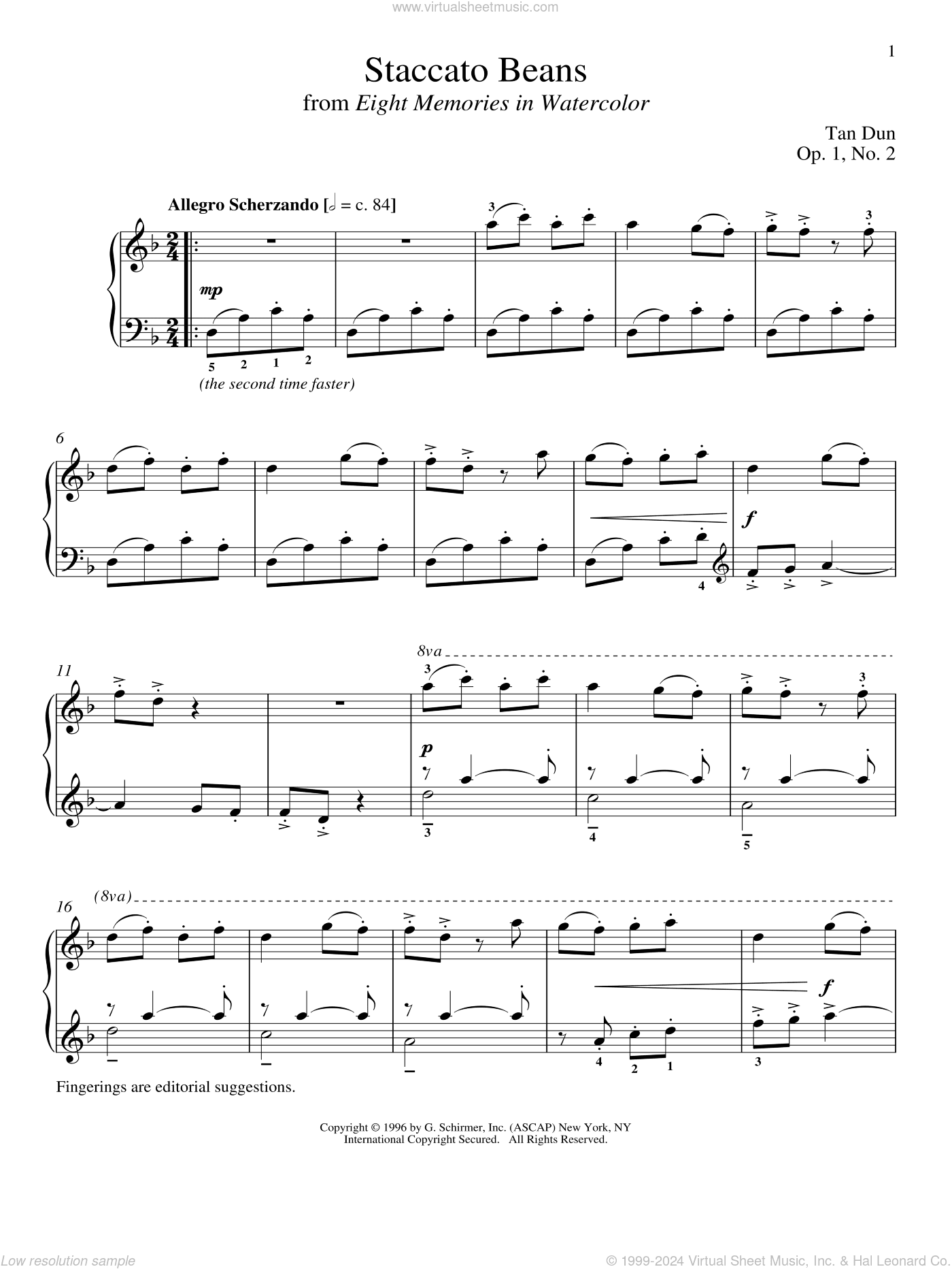 Staccato Beans (arr. Richard Walters)