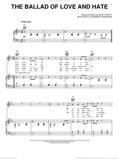 The Ballad Of Love And Hate