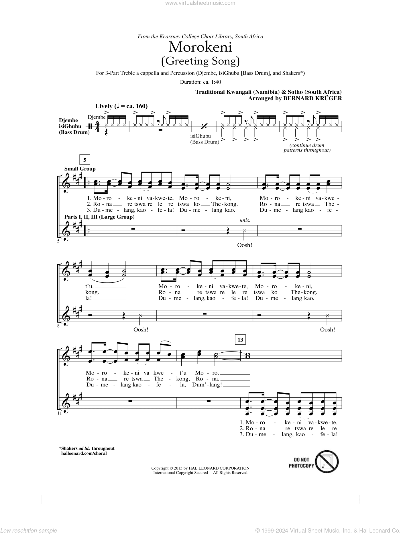 Morokeni (Welcome Song)