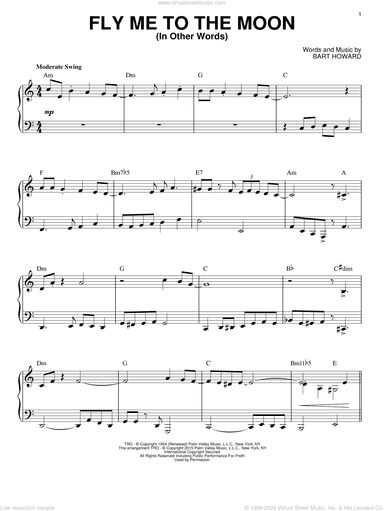Fly Me To The Moon (In Other Words) [Jazz version] (arr. Brent Edstrom)
