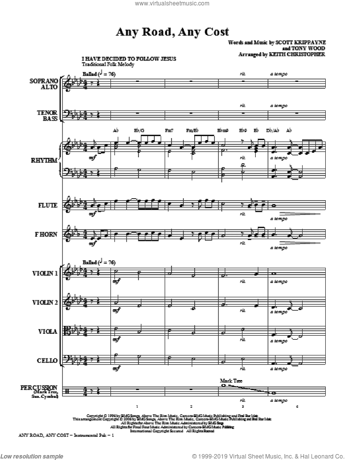 Any Road, Any Cost (arr. Keith Christopher)